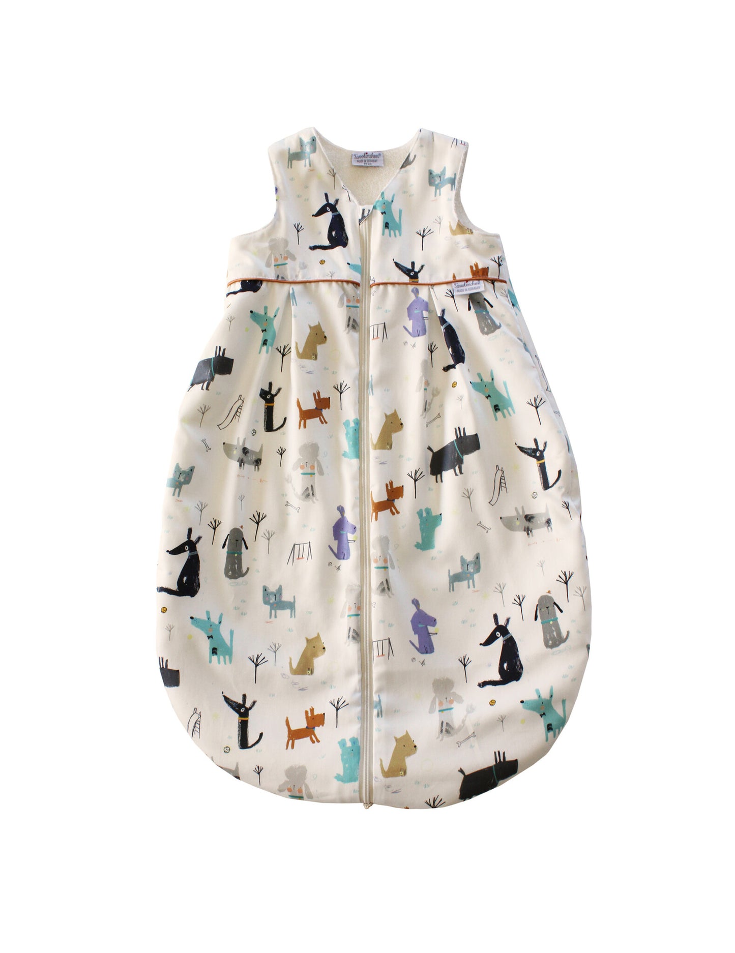 Tavolinchen terry sleeping bag "Dog" – Comfortable baby sleeping bag with a lovely dog ​​motif, perfect for cozy nights