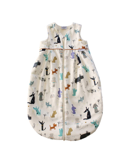 Tavolinchen terry sleeping bag "Dog" – Comfortable baby sleeping bag with a lovely dog ​​motif, perfect for cozy nights