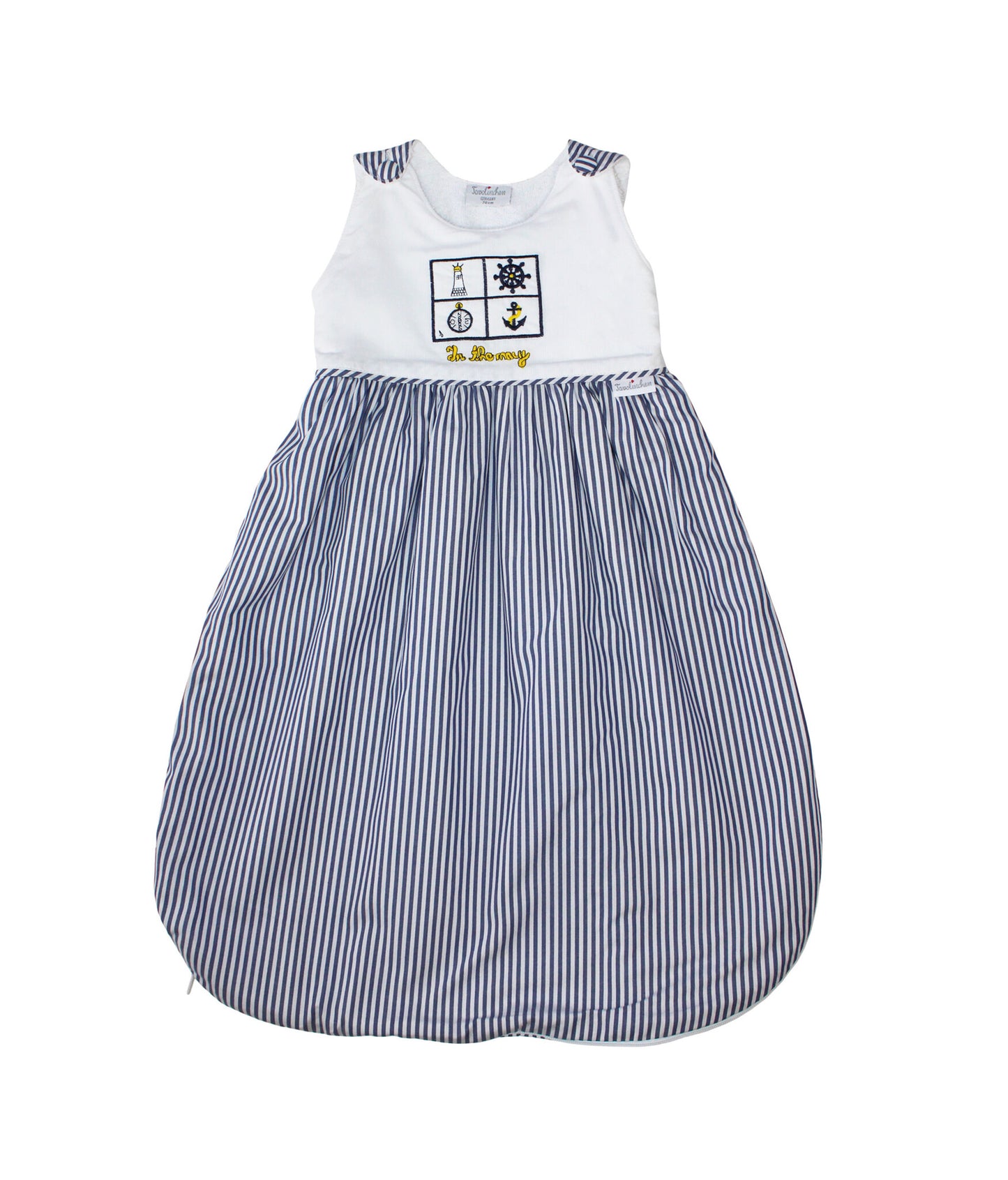 Tavolinchen terry cloth sleeping bag "Maritime Adventure" – baby sleeping bag made of cotton with maritime embroidery