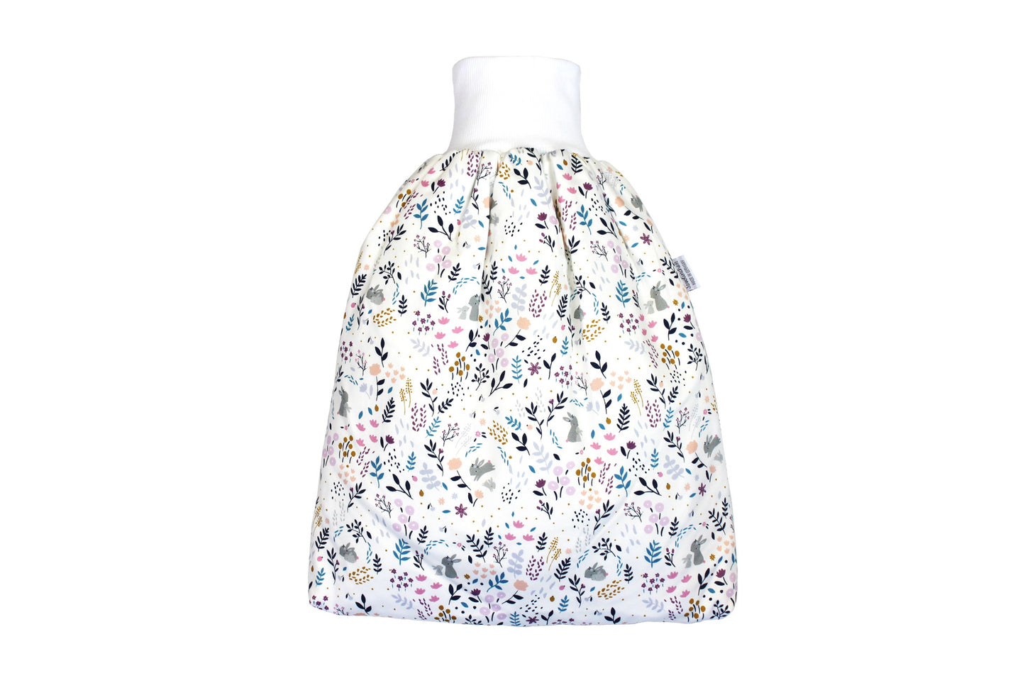 Bunny Family Down Sleeping Bag – Cozy sleeping bag for babies made of soft cotton with a cute bunny motif, ideal for cold nights