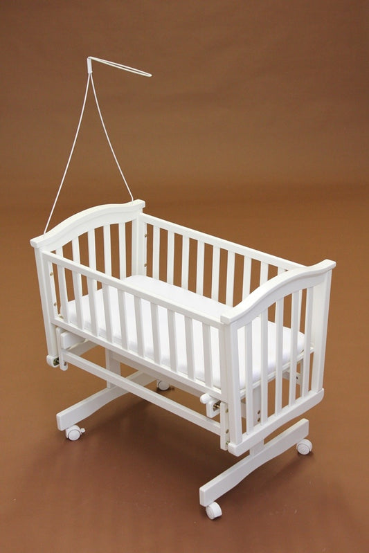 »Alice« cradle with canopy and mattress