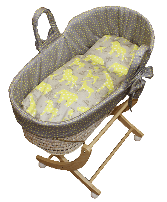 Moses basket »Safari« with mattress &amp; down bed