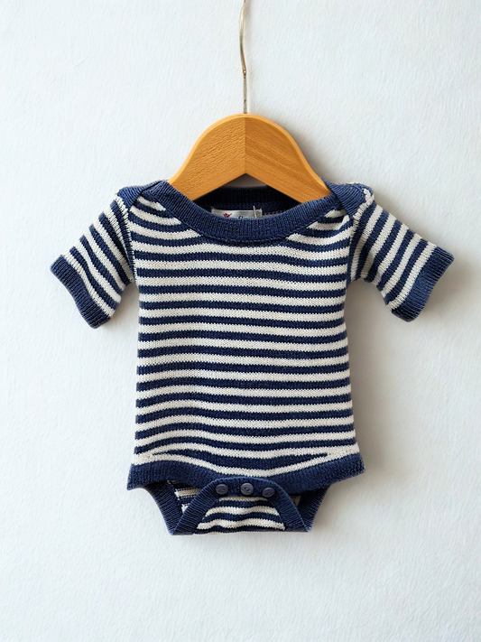 TAVO Maritime Baby Knitted Romper (short)